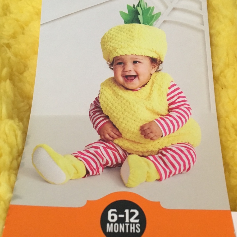 Infant Pineapple Costume 6-12 Months